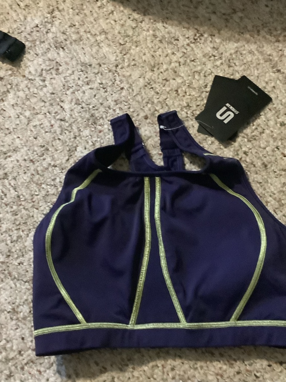 Sport High-Impact Racerback Sports Bra - Purple